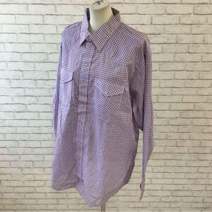 Purple Checkered Men's Shirt